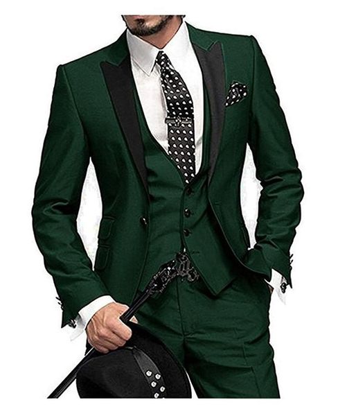 new popular one button dark green groom tuxedos peak lapel men wedding party groomsmen 3 pieces suits (jacket+pants+vest+tie) k76, Black;gray
new popular one button dark green groom tuxedos peak lapel men wedding party groomsmen 3 pieces suits (jacket+pants+vest+tie) k76, Black;gray