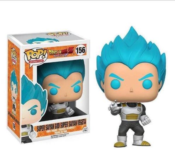 

Funko POP Dragon Ball Z Супер Саян Вегета Супер Саян Бог Винил Фигурка с коробкой для детей