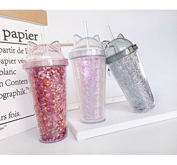 juice wine glass cat ear flashing double layer cup kids baby cartoon cute creative sequins plastic tumbler with straws ing
juice wine glass cat ear flashing double layer cup kids baby cartoon cute creative sequins plastic tumbler with straws ing