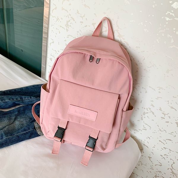 2020 backpack female korean version of harajuku wild campus backpack mori simple student bag