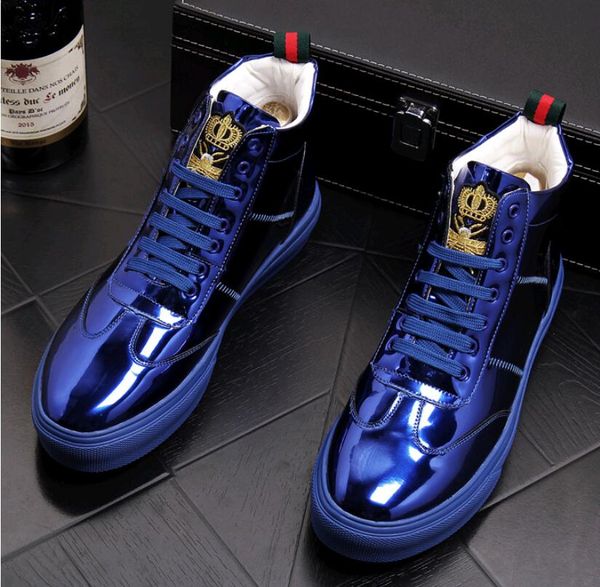 autumn new fashion men's flats patent leather designer casual shoes for men fashion men's sneakers, Black
autumn new fashion men's flats patent leather designer casual shoes for men fashion men's sneakers, Black