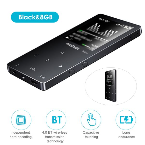 mahdi m320 bt hifi mp3 player 4g/8g built-in speaker fm radio e-book voice recorder portable audio sport flac music video player
mahdi m320 bt hifi mp3 player 4g/8g built-in speaker fm radio e-book voice recorder portable audio sport flac music video player