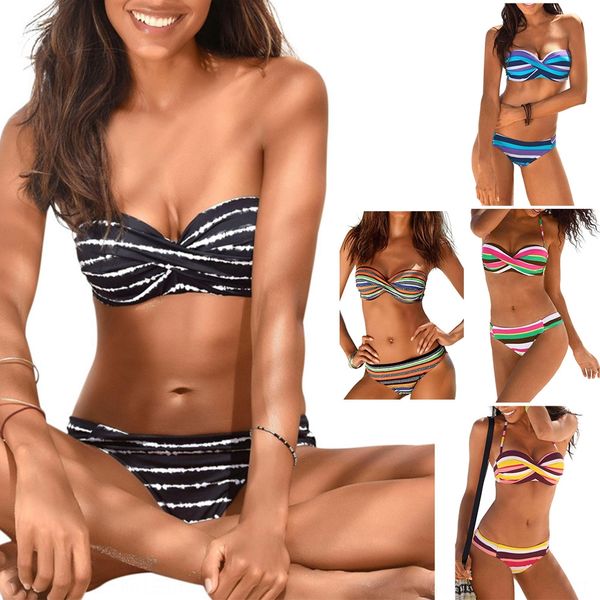 shiying gradient stripe -erasing two-piece swimsuit wipe plastering chest with chest pad low waist split swimsuit 411103, White;black
shiying gradient stripe -erasing two-piece swimsuit wipe plastering chest with chest pad low waist split swimsuit 411103, White;black