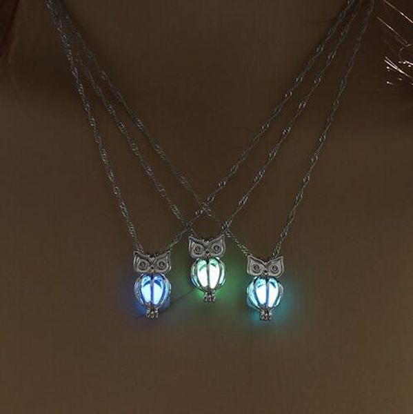 charm glowing owl pendant necklace cute luminous jewelry choker 3 colors christmas gift for women necklace fashion dropshipping gb66, Silver
charm glowing owl pendant necklace cute luminous jewelry choker 3 colors christmas gift for women necklace fashion dropshipping gb66, Silver