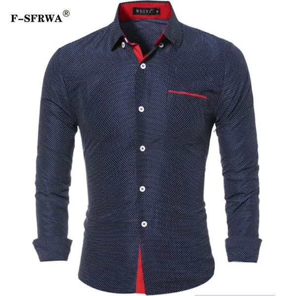 f-sfrwa 2019 new men clothes men shirt fashion wave point cotton slim long-sleeved shirt casual social plus size 4xl, White;black
f-sfrwa 2019 new men clothes men shirt fashion wave point cotton slim long-sleeved shirt casual social plus size 4xl, White;black