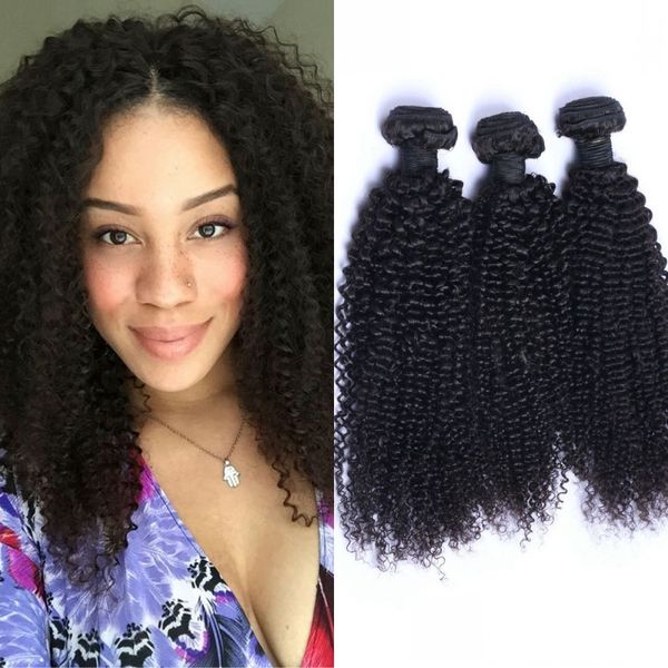kinky curly hair 3/4 pcs natural color 8-26 inch brazilian hair weave bundles non remy human hair, Black
kinky curly hair 3/4 pcs natural color 8-26 inch brazilian hair weave bundles non remy human hair, Black