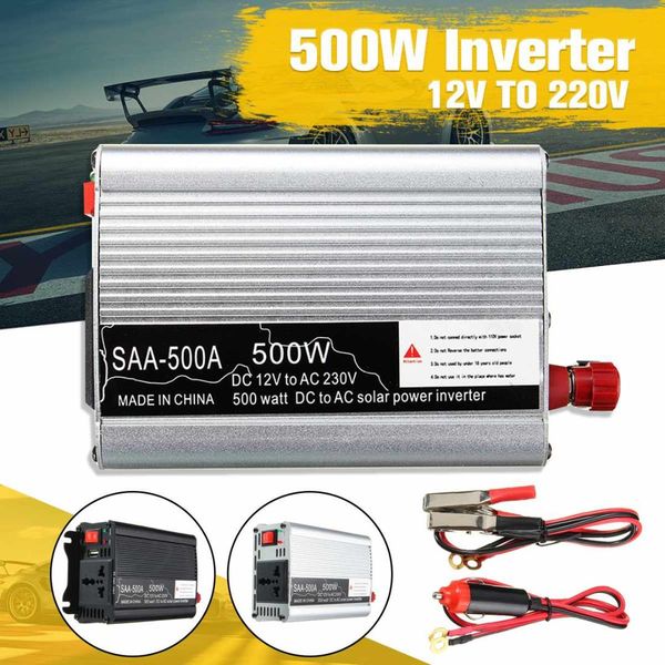 portable 500w dc 12v to ac 220v usb car power inverter charger converter adapter dc 12 to ac 220 modified sine wave transformer
portable 500w dc 12v to ac 220v usb car power inverter charger converter adapter dc 12 to ac 220 modified sine wave transformer