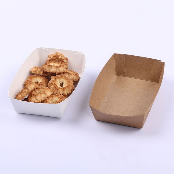 disposable take out box waterproof and anti-oil kraft paper box tray for fried chicken french fries fried food
disposable take out box waterproof and anti-oil kraft paper box tray for fried chicken french fries fried food