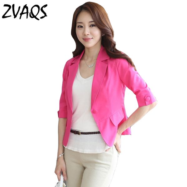 women's suits & blazers and fine korean style spring autumn large size women blazer with three-quarter sleeves in candy colors c0008, White;black
women's suits & blazers and fine korean style spring autumn large size women blazer with three-quarter sleeves in candy colors c0008, White;black