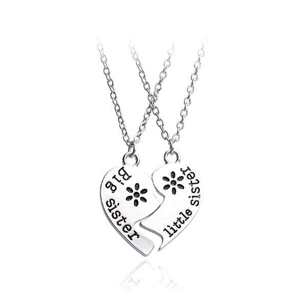 friends silver big little sister flower puzzle heart pendant bff 2 necklace friendship jewelry gifts for kids 2pcs/set
friends silver big little sister flower puzzle heart pendant bff 2 necklace friendship jewelry gifts for kids 2pcs/set