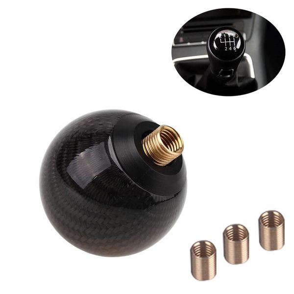 carprie gear shift knob round ball shape black carbon fiber universal car gear shift knob shifter lever black dropship m24
carprie gear shift knob round ball shape black carbon fiber universal car gear shift knob shifter lever black dropship m24