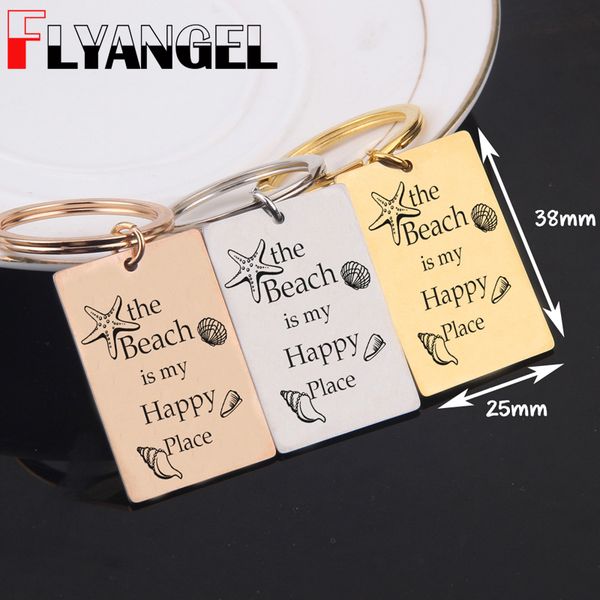 flyangel engraved keychain summer car key tag sea shells the beach is my happy place keyring jewelry women man trip gifts, Silver
flyangel engraved keychain summer car key tag sea shells the beach is my happy place keyring jewelry women man trip gifts, Silver