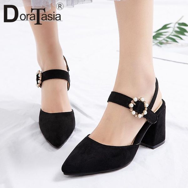 doratasia ladies summer elegant shallow sandals high heels sandals women fashion pointed toe ankle strap shoes woman, Black
doratasia ladies summer elegant shallow sandals high heels sandals women fashion pointed toe ankle strap shoes woman, Black