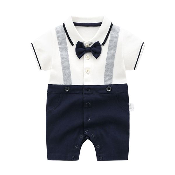 y948 baby clothes summer male baby bodysuit banquet children's clothing rompers, Blue
y948 baby clothes summer male baby bodysuit banquet children's clothing rompers, Blue