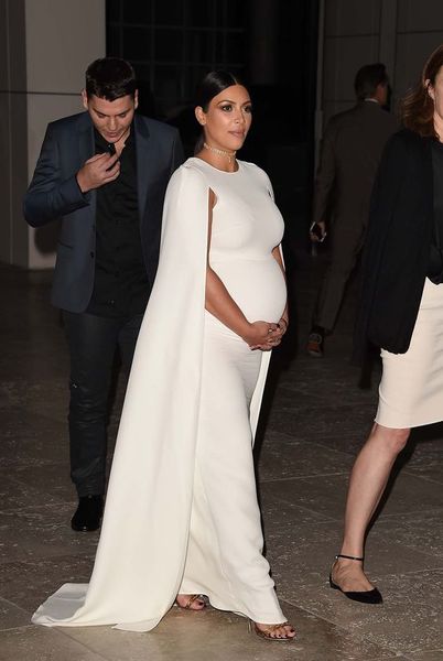 

kim kardashian maternity evening dresses with caped caftan dubai long prom dresses for pregnant women red carpet celebrity dress 2019 cheap, Black;red
