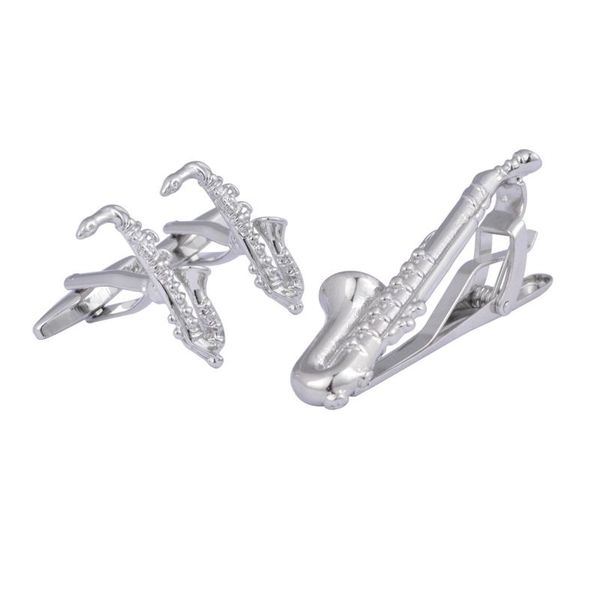musical instrument cufflinks set trendy men's jewelry gifts golden saxophone cufflink tie clip business banquet suit accessories, Silver;golden
musical instrument cufflinks set trendy men's jewelry gifts golden saxophone cufflink tie clip business banquet suit accessories, Silver;golden