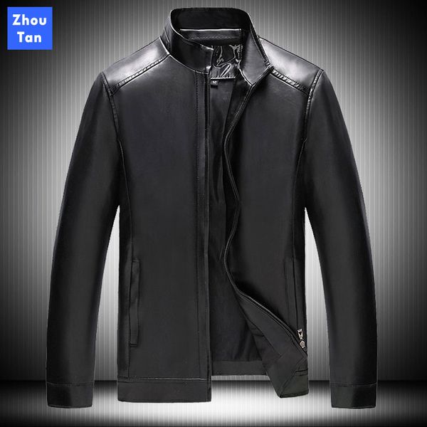 men fashion autumn winter 2020 leather jackets motorcycle stand collar pockets pu coats biker faux leather fashion outerwear, Black
men fashion autumn winter 2020 leather jackets motorcycle stand collar pockets pu coats biker faux leather fashion outerwear, Black