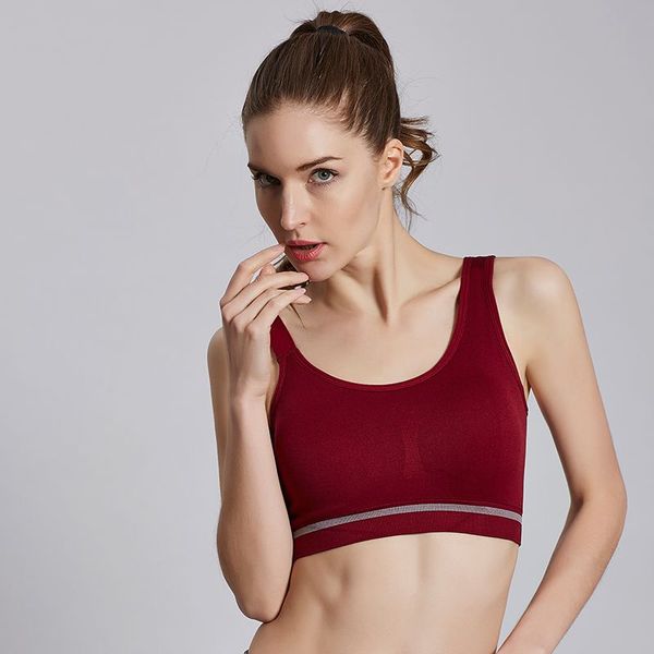 fashion bra women bralette stretch wire free solid fitness sporting bras for women casual backless crop tops female, Red;black
fashion bra women bralette stretch wire free solid fitness sporting bras for women casual backless crop tops female, Red;black