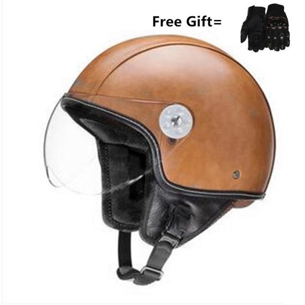 motorcycle helmets brown synthetic leather helmet retro vintage cruiser chopper scooter cafe racer moto 3/4 open face
motorcycle helmets brown synthetic leather helmet retro vintage cruiser chopper scooter cafe racer moto 3/4 open face