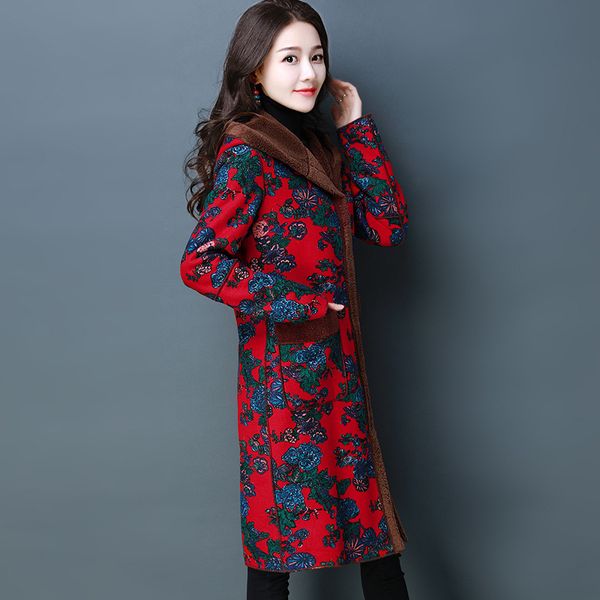 dress women's 2018 autumn and winter new style brushed and thick long sleeve hooded outer wear mid-length ethnic-style cover mea, Blue;black
dress women's 2018 autumn and winter new style brushed and thick long sleeve hooded outer wear mid-length ethnic-style cover mea, Blue;black