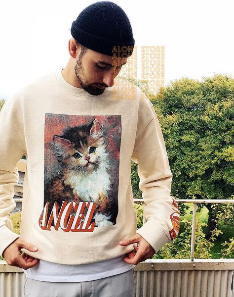 designer mens sweatshirt europe united states hp tide brand cat angel luxury sweater paragraph men women loose sweatshirts round neck m-xxl, Black
designer mens sweatshirt europe united states hp tide brand cat angel luxury sweater paragraph men women loose sweatshirts round neck m-xxl, Black