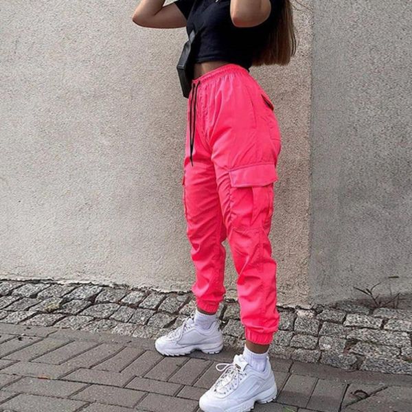 women neon pink pockets jogger fashion harem pants high waist loose trousers fashion trousers female sweatpants plus size, Black;white
women neon pink pockets jogger fashion harem pants high waist loose trousers fashion trousers female sweatpants plus size, Black;white