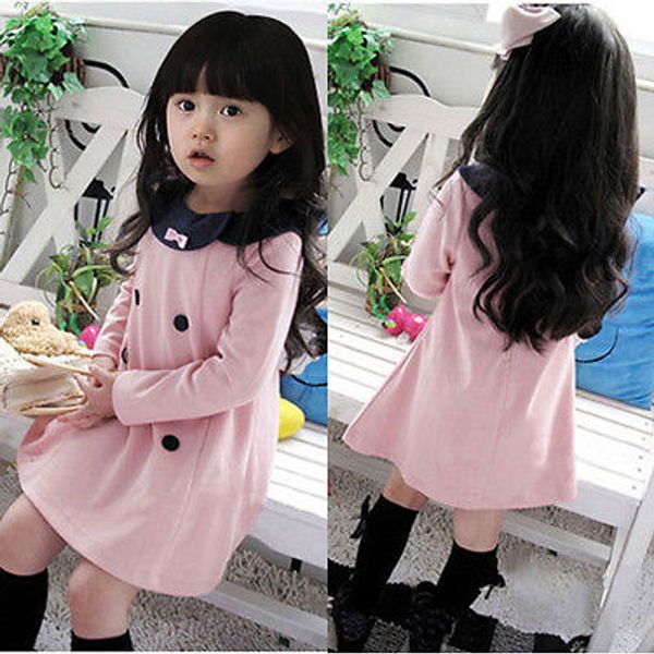 2015 new baby kids girls bowknot long sleeve autumn winter dress party princess dresses child's clothes, Red;yellow
2015 new baby kids girls bowknot long sleeve autumn winter dress party princess dresses child's clothes, Red;yellow