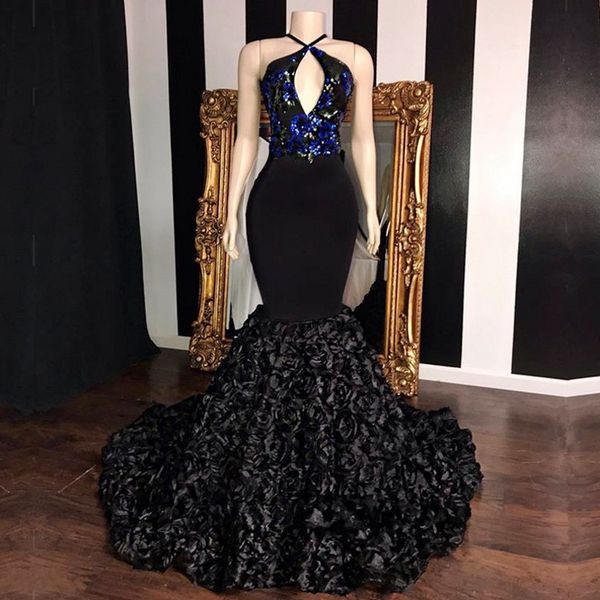 black mermaid prom dresses sequins 3d rose train sweep length mermaid evening gowns backless cocktail party dress vestidos 2k19
black mermaid prom dresses sequins 3d rose train sweep length mermaid evening gowns backless cocktail party dress vestidos 2k19
