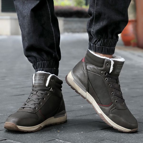 2019 autumn & winter fashion cotton-padded shoes cool versatile high-board shoe velvet shoes men's outdoor sports casual tre, Black
2019 autumn & winter fashion cotton-padded shoes cool versatile high-board shoe velvet shoes men's outdoor sports casual tre, Black