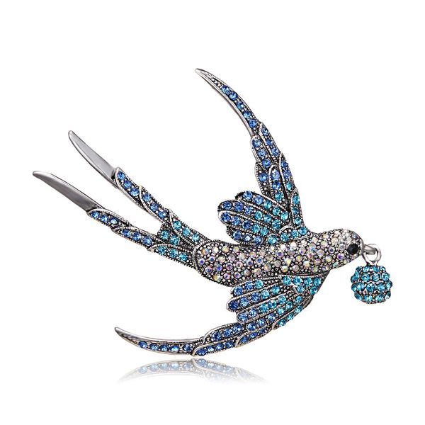 rinhoo colorful rhinestone swallow brooches for women beautiful vivid bird animal brooch pin 2 colors available good gift, Gray
rinhoo colorful rhinestone swallow brooches for women beautiful vivid bird animal brooch pin 2 colors available good gift, Gray