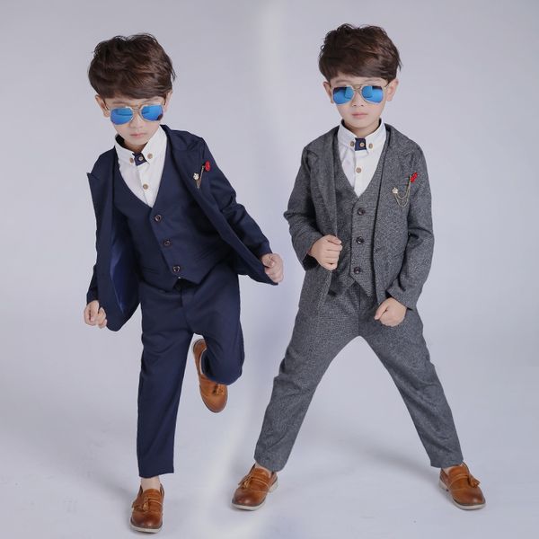 2020 3pcs blazers boy suit for weddings prom formal spring autumn gray/blue 3pcs dress wedding boy suits (jacket+pants+vest, Black
2020 3pcs blazers boy suit for weddings prom formal spring autumn gray/blue 3pcs dress wedding boy suits (jacket+pants+vest, Black