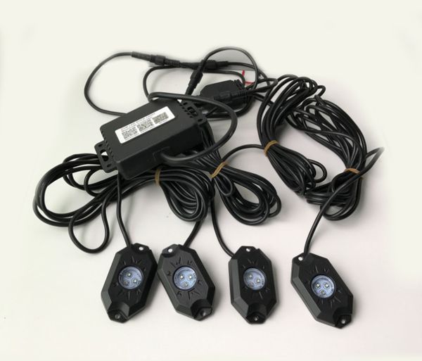 4 pcs rgb led rock lights multi-color offroad wireless with bluetooth 4 pods neon leds app control light 12v for atv
4 pcs rgb led rock lights multi-color offroad wireless with bluetooth 4 pods neon leds app control light 12v for atv