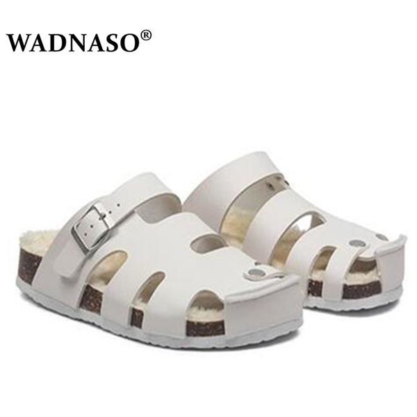 new autumn winter women buckle warm cork slippers cut-outs shoes women fur beach outside non-slip closed toe slides white black
new autumn winter women buckle warm cork slippers cut-outs shoes women fur beach outside non-slip closed toe slides white black