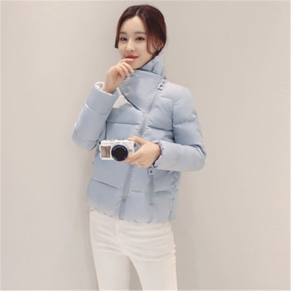 down jacket female slim winter jacket female winter clothing light down 2019 new short fashion thin section, Black