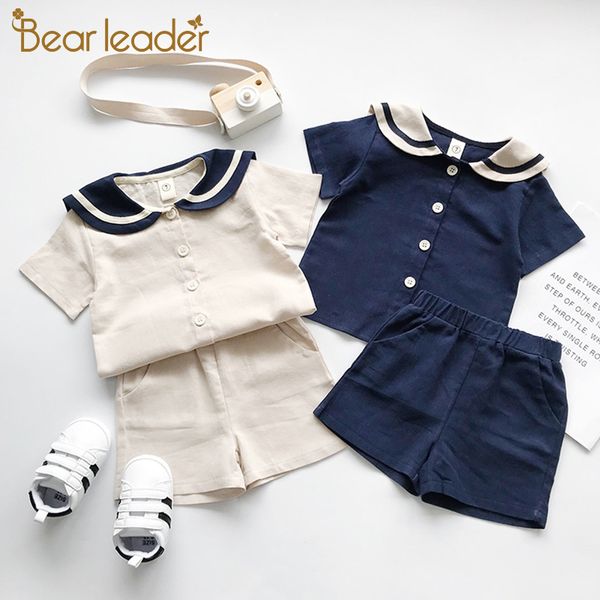 bear leader kid set summer new children's boys and girls navy wind cotton short-sleeved five-point shorts suit kid suit for1-6t, White
bear leader kid set summer new children's boys and girls navy wind cotton short-sleeved five-point shorts suit kid suit for1-6t, White