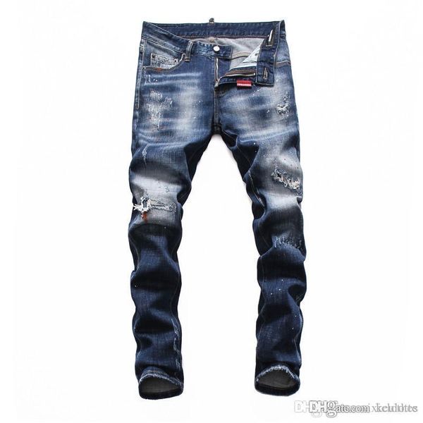 2020 mens casual straight jeans retro slim skinny jeans fashion designer jeans ripped men hip hop motorcycle mens skinny jean, Blue
2020 mens casual straight jeans retro slim skinny jeans fashion designer jeans ripped men hip hop motorcycle mens skinny jean, Blue