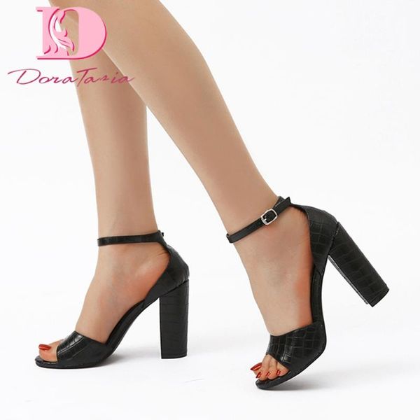 doratasia 2020 new fashion women sandals square heel peep toe platform pumps summer office woman shoes, Black
doratasia 2020 new fashion women sandals square heel peep toe platform pumps summer office woman shoes, Black
