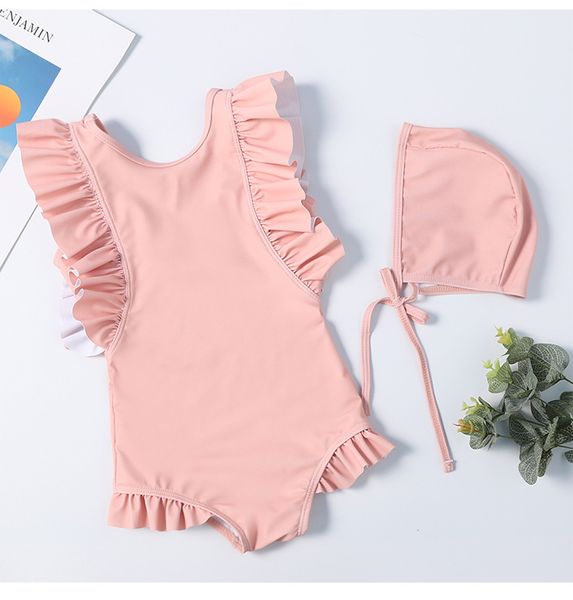 2019 kids swimwear with caps kid bikini ruffle designer swimsuit girls clothes korean cute beach wear one-pieces bathing suits, Black
2019 kids swimwear with caps kid bikini ruffle designer swimsuit girls clothes korean cute beach wear one-pieces bathing suits, Black