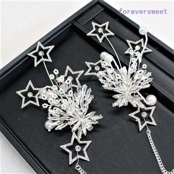 korean sparkly crystal star long tassel bride headdress beauty bride wedding hair accessories crowns, White;golden
korean sparkly crystal star long tassel bride headdress beauty bride wedding hair accessories crowns, White;golden