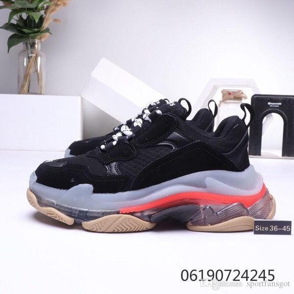 pairs triple s clear black bottom height designer shoes rubber low sneakers triple s pairs men women daddy platform sports shoes 36-45
pairs triple s clear black bottom height designer shoes rubber low sneakers triple s pairs men women daddy platform sports shoes 36-45