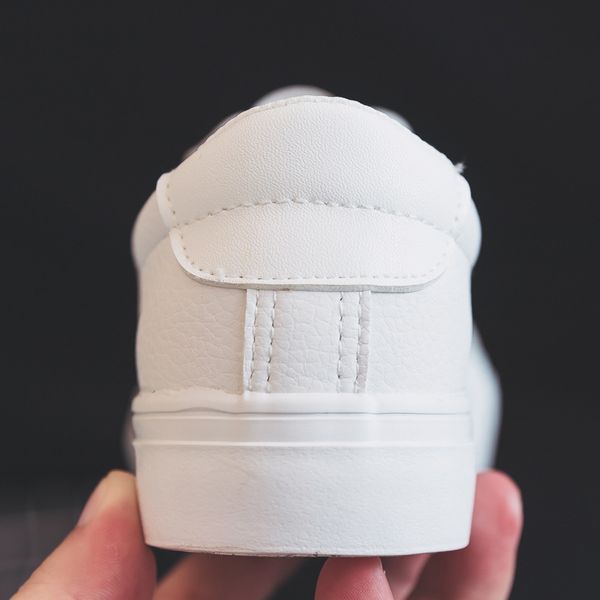 fashion women's vulcanize shoes spring new casual classic solid color pu leather shoes women casual white shoes sneakers, Black
fashion women's vulcanize shoes spring new casual classic solid color pu leather shoes women casual white shoes sneakers, Black