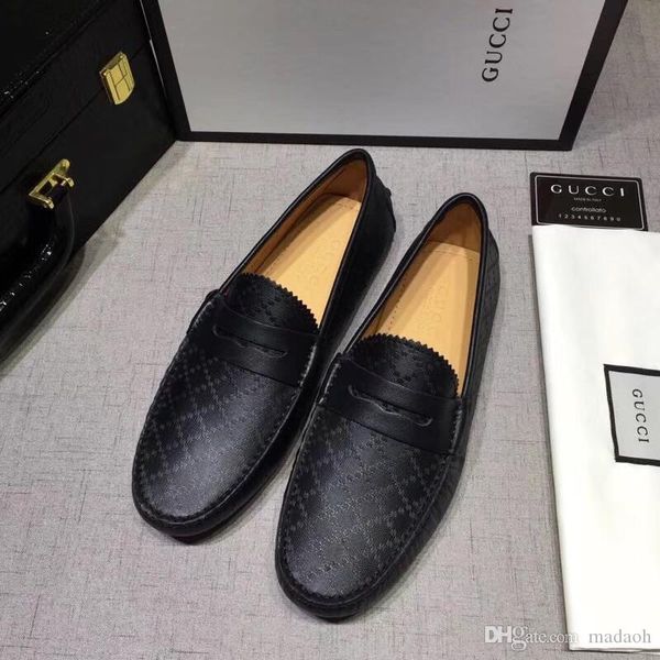18ss genuine leather mens shoes casual luxury brands men loafers italian fashion breathable driving shoes slip on moccasins yyyy7, Black
18ss genuine leather mens shoes casual luxury brands men loafers italian fashion breathable driving shoes slip on moccasins yyyy7, Black