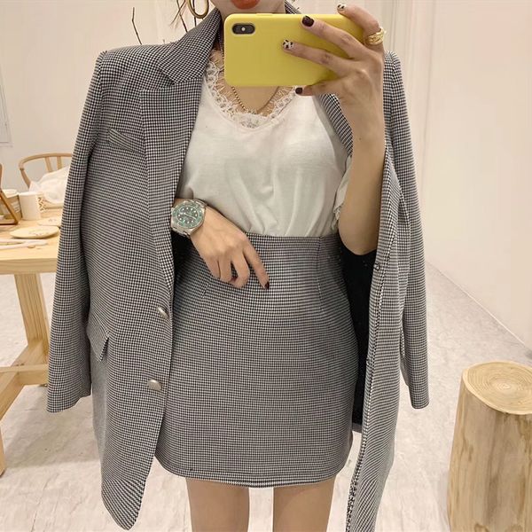 new europe and america spring korean fashion suit high waist skirt short skirt two-piece female tide, White;black
new europe and america spring korean fashion suit high waist skirt short skirt two-piece female tide, White;black