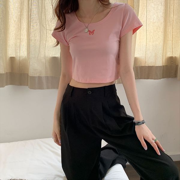 бабочка вышивка короткой длиной происки пупок, подвергнувшееся воздействие т с короткими рукавами футболка женского стилем ого тонкой базы р, White
бабочка вышивка короткой длиной происки пупок, подвергнувшееся воздействие т с короткими рукавами футболка женского стилем ого тонкой базы р, White