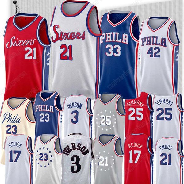allen 3 iverson ben 25 simmons joel 21 embiid jersey jimmy 23 butler markelle 20 fultz 6 erving 2019 basketball jerseys, Black;red
allen 3 iverson ben 25 simmons joel 21 embiid jersey jimmy 23 butler markelle 20 fultz 6 erving 2019 basketball jerseys, Black;red