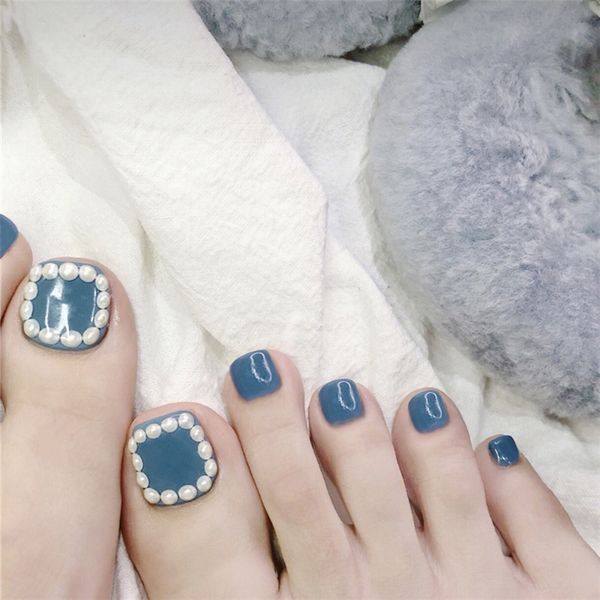 pearl smoky blue fake nails square head short paragraph manicure accessories summer bride's fake toenail patch nail art, Red;gold
pearl smoky blue fake nails square head short paragraph manicure accessories summer bride's fake toenail patch nail art, Red;gold