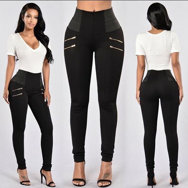 2017 women pencil stretch denim skinny jeans pants high waist jeans trousers, Black;white
2017 women pencil stretch denim skinny jeans pants high waist jeans trousers, Black;white