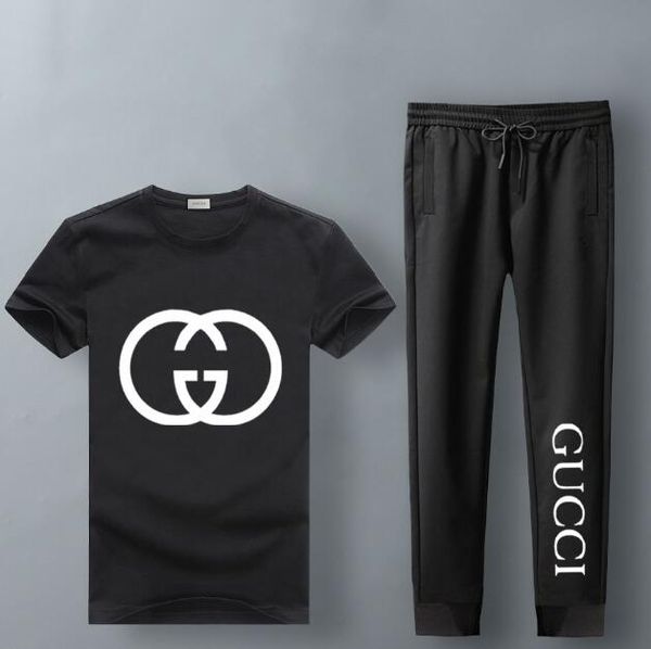 GUCCI Summer Men Спорт Tracksuit Printed Тонкий Прохладный короткими рукавами Футболка с бегунами Брюки Повседневный Костюм
GUCCI Summer Men Спорт Tracksuit Printed Тонкий Прохладный короткими рукавами Футболка с бегунами Брюки Повседневный Костюм