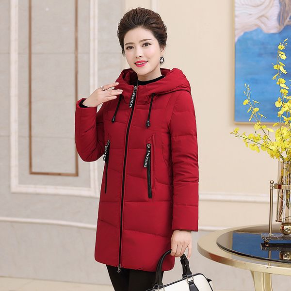 women's dress winter down jacket thick 2019 new style down jacket women's medium-sized mid-length, Black;white
women's dress winter down jacket thick 2019 new style down jacket women's medium-sized mid-length, Black;white