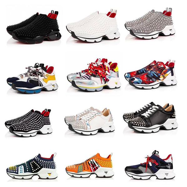 2019 designer shoes spike sock men sneakers platform red donna flat rubber womens red bottom spike luxury shoes flat trainers 16 color, Black
2019 designer shoes spike sock men sneakers platform red donna flat rubber womens red bottom spike luxury shoes flat trainers 16 color, Black